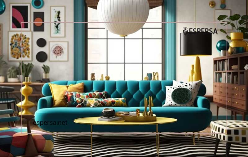 Maximalism sofa